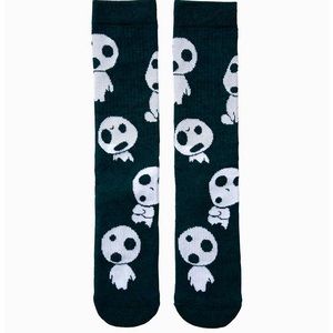 Rare Studio Ghibli Princess Mononoke Glow-In-The-Dark Crew Socks